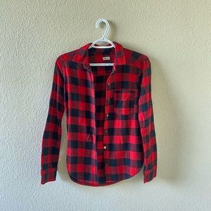 Red Hollister Flannel